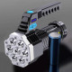 Lanterna puternica de mana 7 LED SI COB lateral USB