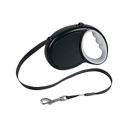 Lesa mecanica pentru caini,neagra, 7 m