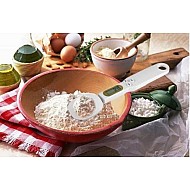 Pachet  bucatareasa perfecta: Lingura cu cantar,mixer cu bol,platou supraetajat prajituri