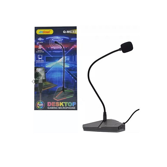 Microfon Gaming MC33 omiredirectional RGB