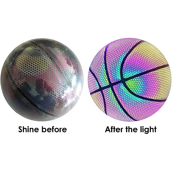 Minge Basketball Reflectiva Holografic Colorata