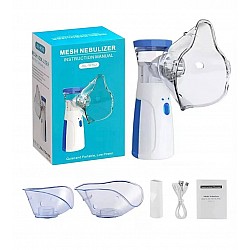 Nebulizator Portabil | Aparat Aerosoli cu Tehnologie Mesh, Accesorii si Oprire Automata