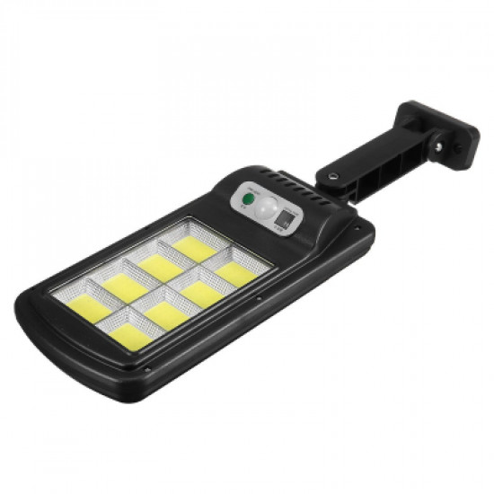 Mini proiector  160 Led cu panou solar, senzor de miscare si lumini