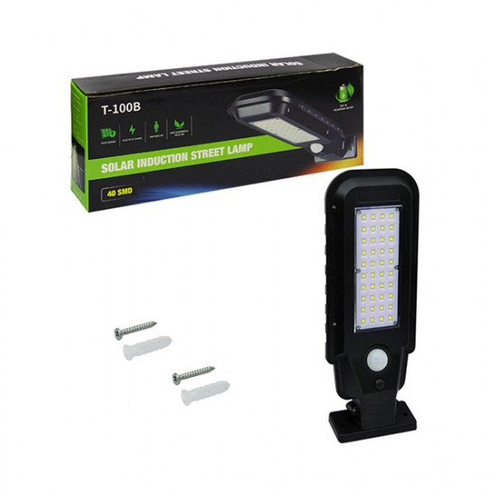 Mini Proiector LUNG  40 LED cu panou solar senzor de miscare si senzor de lumina T-100B
