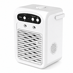 Mini Racitor de Aer Portabil 3 in 1 cu Ventilator, Bluetooth si Umidificator – Compact si Silentios