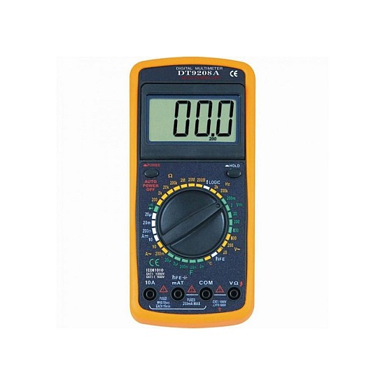Multimetru digital DT9208A, carcasa antisoc