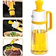 Oliviera cu perie dozatoare gradata si picurator pentru ulei/otet din sticla 550 ml