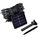 Pachet 2 instalatii cu incarcare solara si telecomanda 60 m, 600 leduri,panou solar , diverse culori 
