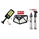 Pachet Promotional! Lampa stradala 30 W si Lampa cu incarcare solara +Trimmer pentru nas si urechi 2 in 1 Cadou!