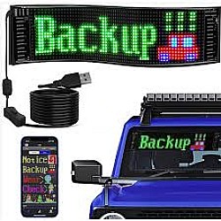 Panou LED auto afisaj RGB flexibil