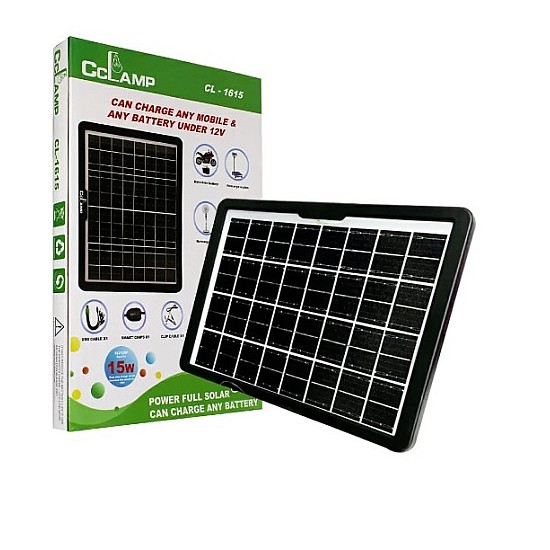 Panou solar CCLamp CL-0915, 15 W 9V