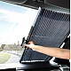 Parasolar auto pliabil  impotriva razelor UV, fixare prin ventuze