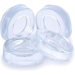 Picioruse transparente din silicon antivibratie pentru masina de spalat , set 4 buc