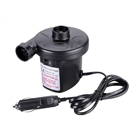 Pompa electrica pentru umflat si dezumflat colace, piscine, saltele - 12V