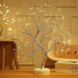 Pomisor decorativ tip bonsai cu USB si baterii, 108 led