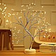 Pomisor decorativ tip bonsai cu USB si baterii, 108 led