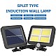 Proiector 10W 128LED cu senzor de miscare si panou solar Individual 4 casete