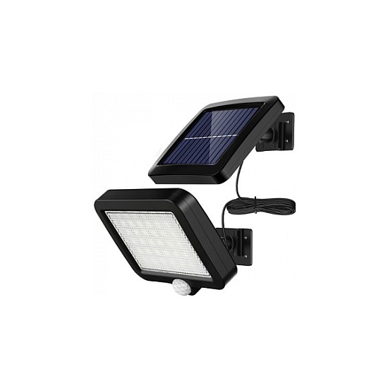 Proiector 10 W 56LED cu Senzor de miscare si panou solar Individual