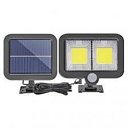 Proiector 10W 108LED cu senzor de miscare si panou solar individual 2 casete