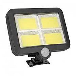 Proiector 10W 128LED cu senzor de miscare si panou solar Individual 4 casete