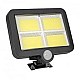 Proiector 10W 128LED cu senzor de miscare si panou solar Individual 4 casete