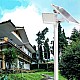 Proiector solar pentru iluminat cu panou solar si telecomanda, 150 w