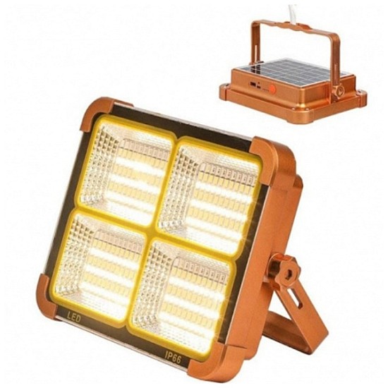 Proiector solar portabil cu functie de incarcator , 336 led , 200 w 