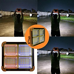 Proiector solar portabil cu functie de incarcator , 336 led , 200 w 