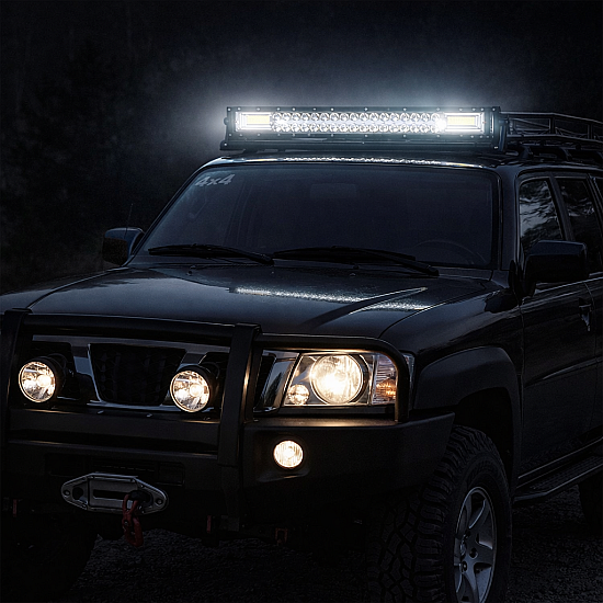 Bara LED Off Road Auto 96 LED, 270W, proiector ajustabil, 50 cm