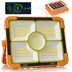Proiector LED solar 200W cod XJ-D9L cu 5 casete 