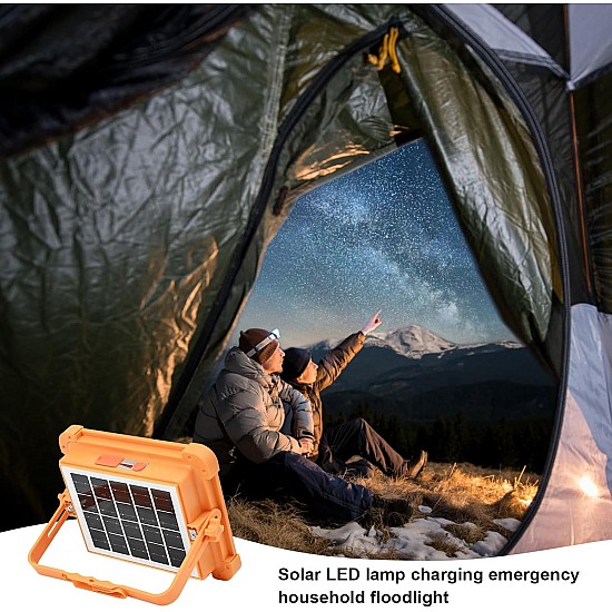 Proiector LED solar 200W cod XJ-D9L cu 5 casete 