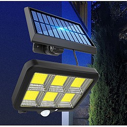Proiector solar cu telecomanda si senzor 1+1 gratis