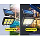 Proiector solar cu telecomanda si senzor 1+1 gratis