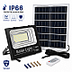 Proiector LED cu Incarcare Solara, Panou Separat, 200W, IP66 pentru Iluminat Exterior