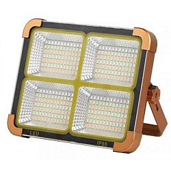 Proiector cu  incarcare solara 500 W,3 moduri de lumini si stroboscop 