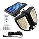 Lampa solara cu senzor de miscare si  telecomanda,90 leduri