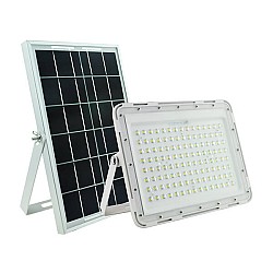 Proiector solar pentru iluminat cu panou solar si telecomanda, 150 w