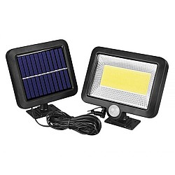 Proiector 10W 100LED COB cu senzor de miscare si panou solar