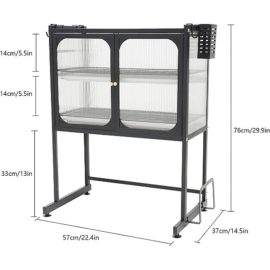 Raft organizator bucatarie 2 niveluri – Structura metalica