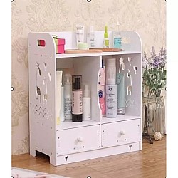 Raft organizator pentru cosmetice din PVC 35X18 cm