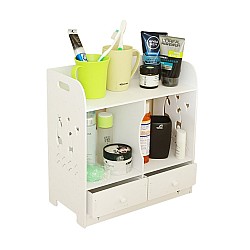 Raft organizator pentru cosmetice din PVC 35X18 cm