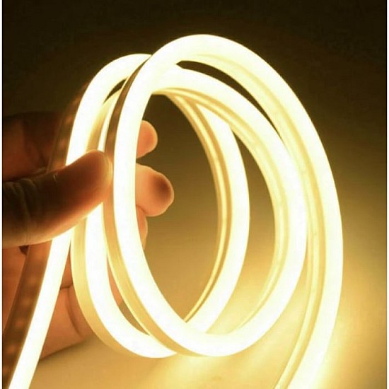 Rola Neon Flex LED 100m culoare Alb Cald