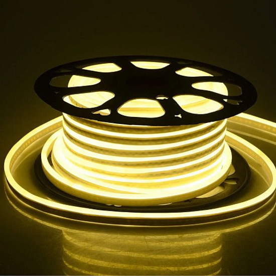 Rola Neon Flex LED 100m culoare Alb Cald