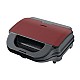 Sandwich maker Heinner SM-2H900BKS, 900 W, placi XL, 2 placi detasabile antiadezive: waffle, grill, Negru/Rosu