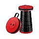 Scaun rotund portabil, retractabil, extensibil cu pliere telescopica pentru camping