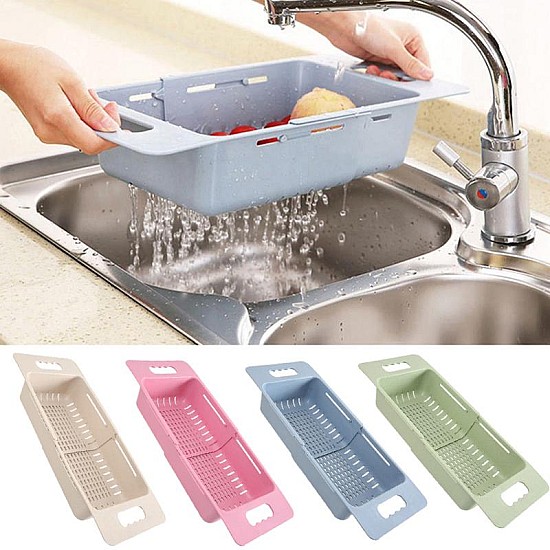 Set 2 scurgatoare pentru chiuveta ajustabile 35-48 cm