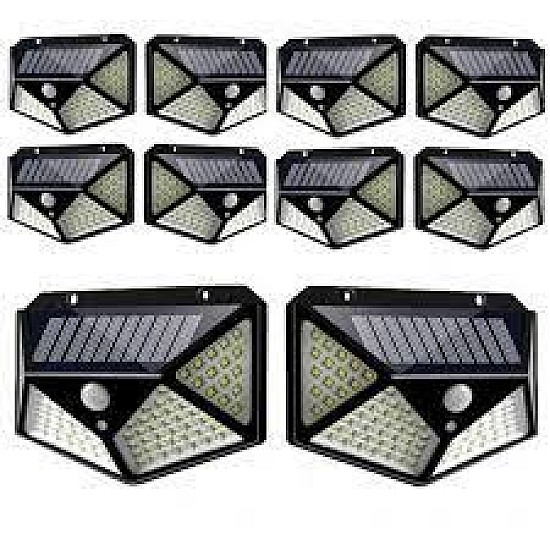 Set 10 lampi solare 100 led