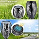 Set 12 x Lampa solara tip torta cu efect flacara, 49 cm