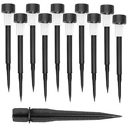 Set 10 lampi cu incarcare solara pentru gradina