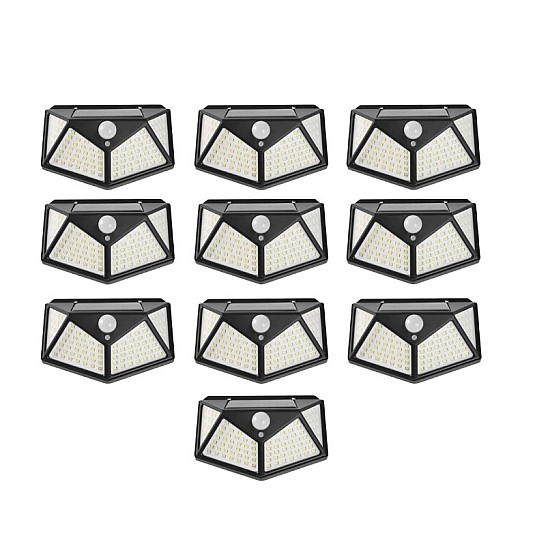 Set 10 lampi solare 100 led